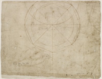 Spherical Geometric Design (Verso) by Raffaello Sanzio Raphael